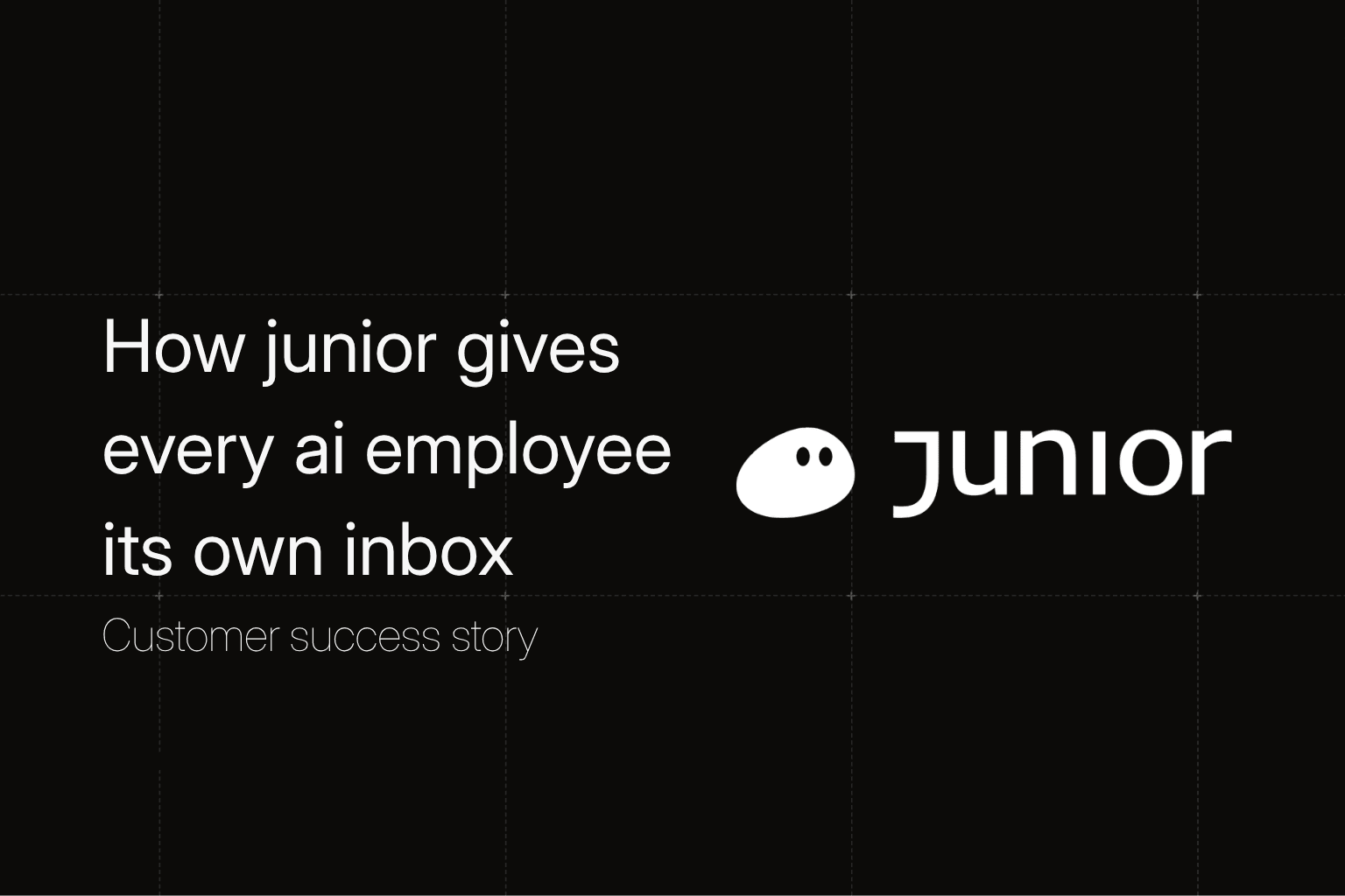 How Junior gives every AI employee its own inbox with AgentMail